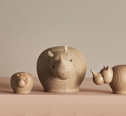 Rina Rhino Figurine