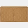 System Cado Sideboard - 1 Cabinet,  Oak,  Woven Push Cabinet