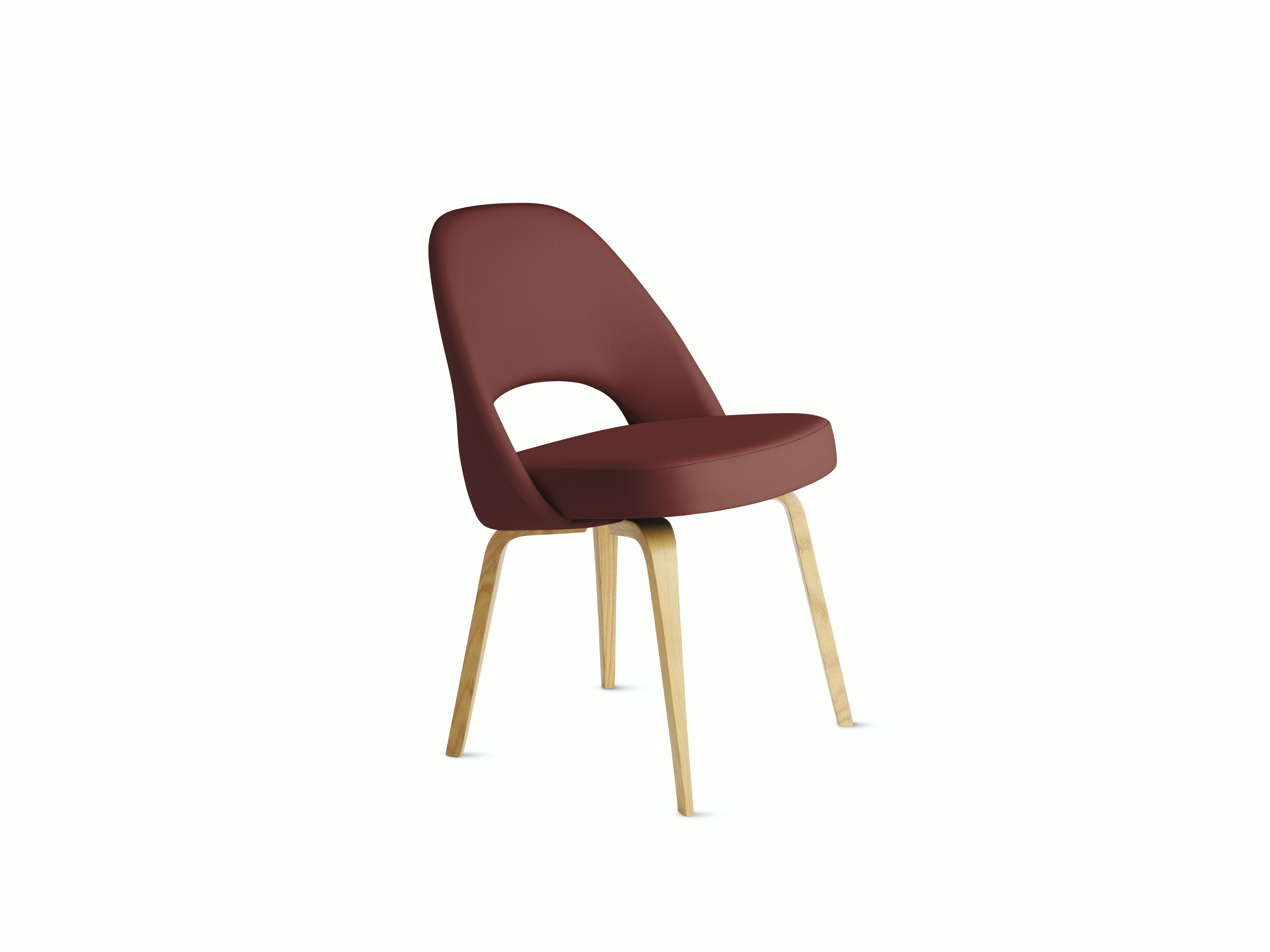 Saarinen Executive Side Chair with Wood Legs