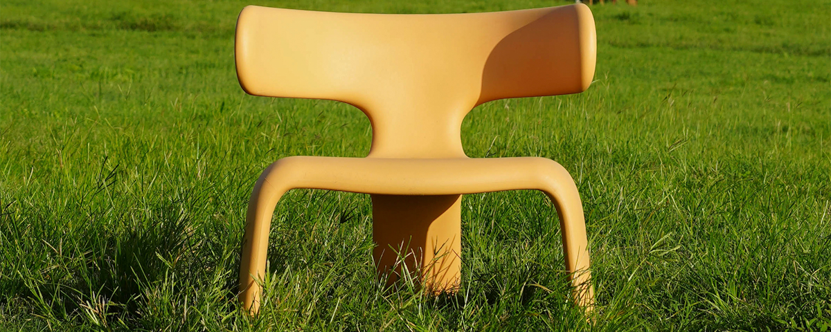 Limbo Chair in an outdoor meadow setting