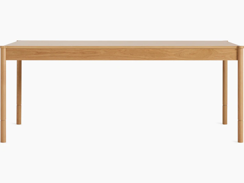 Morrison Dining Table - 76", Veneer, Oak