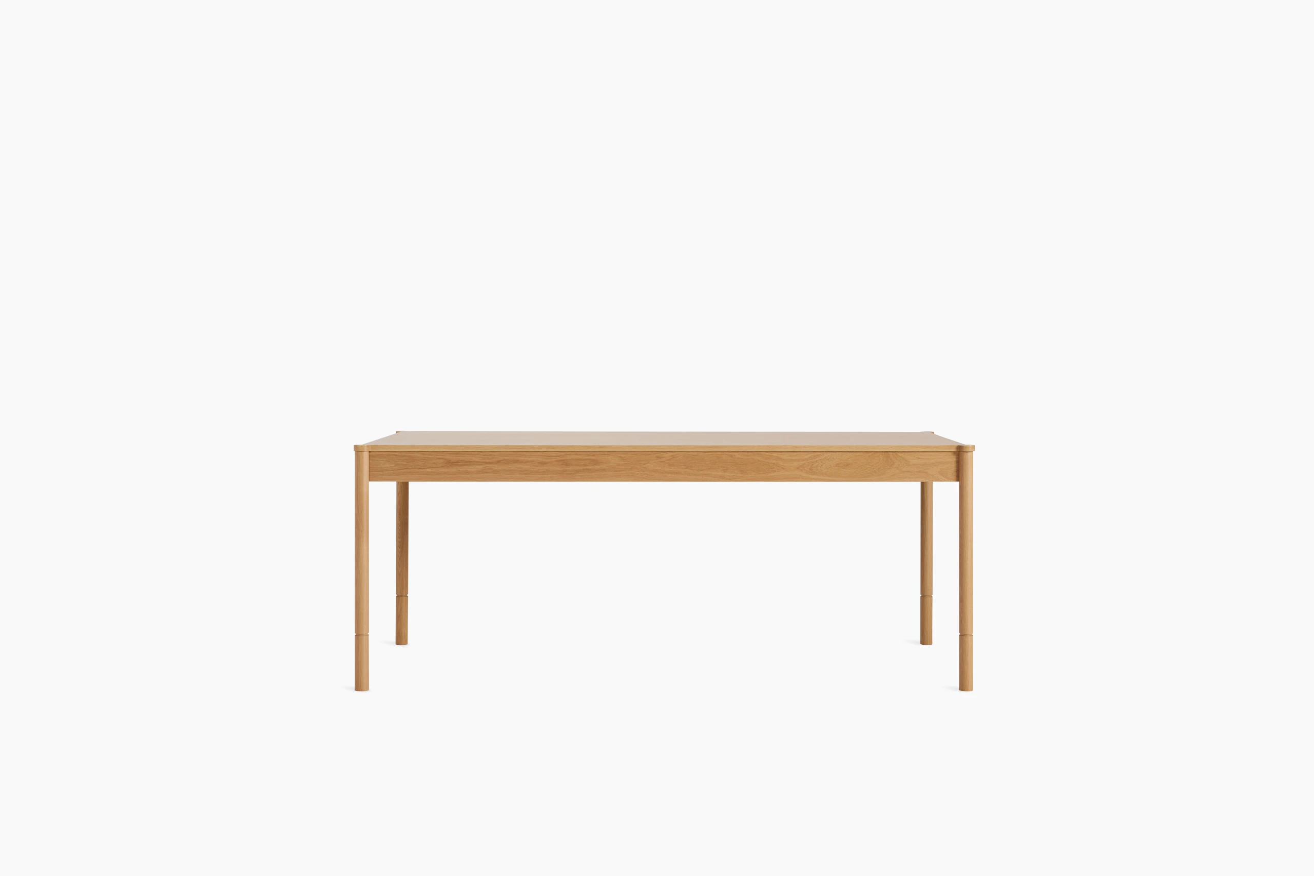 Morrison Dining Table - 76", Veneer, Oak