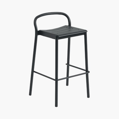 Linear Steel Stool Linear Steel Stool, Bar