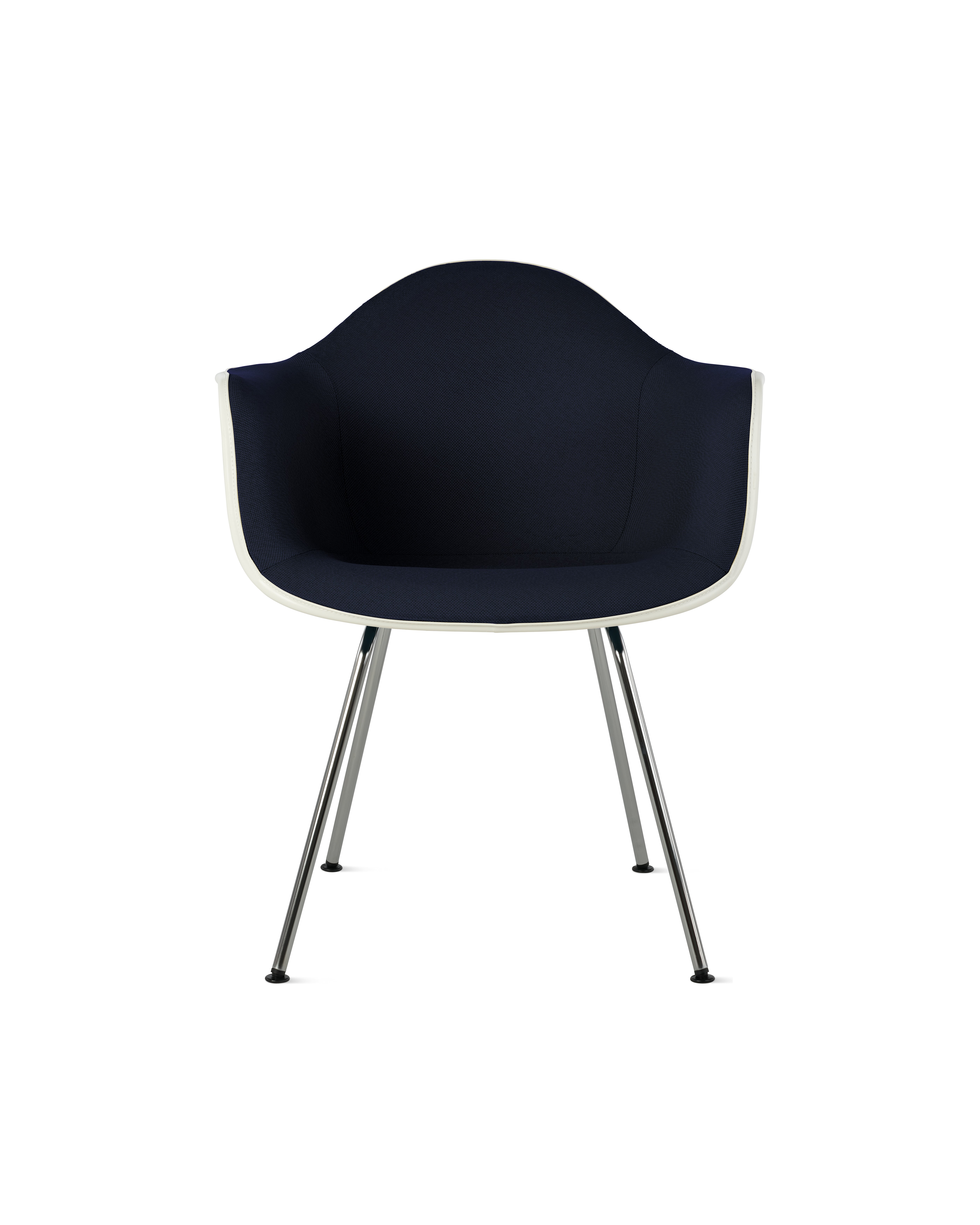 Eames Upholstered Molded Plastic Armchair