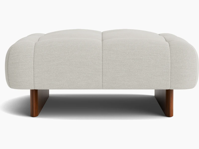 Quilton Lift Ottoman - Mode, Clavicle, Lacquered Walnut