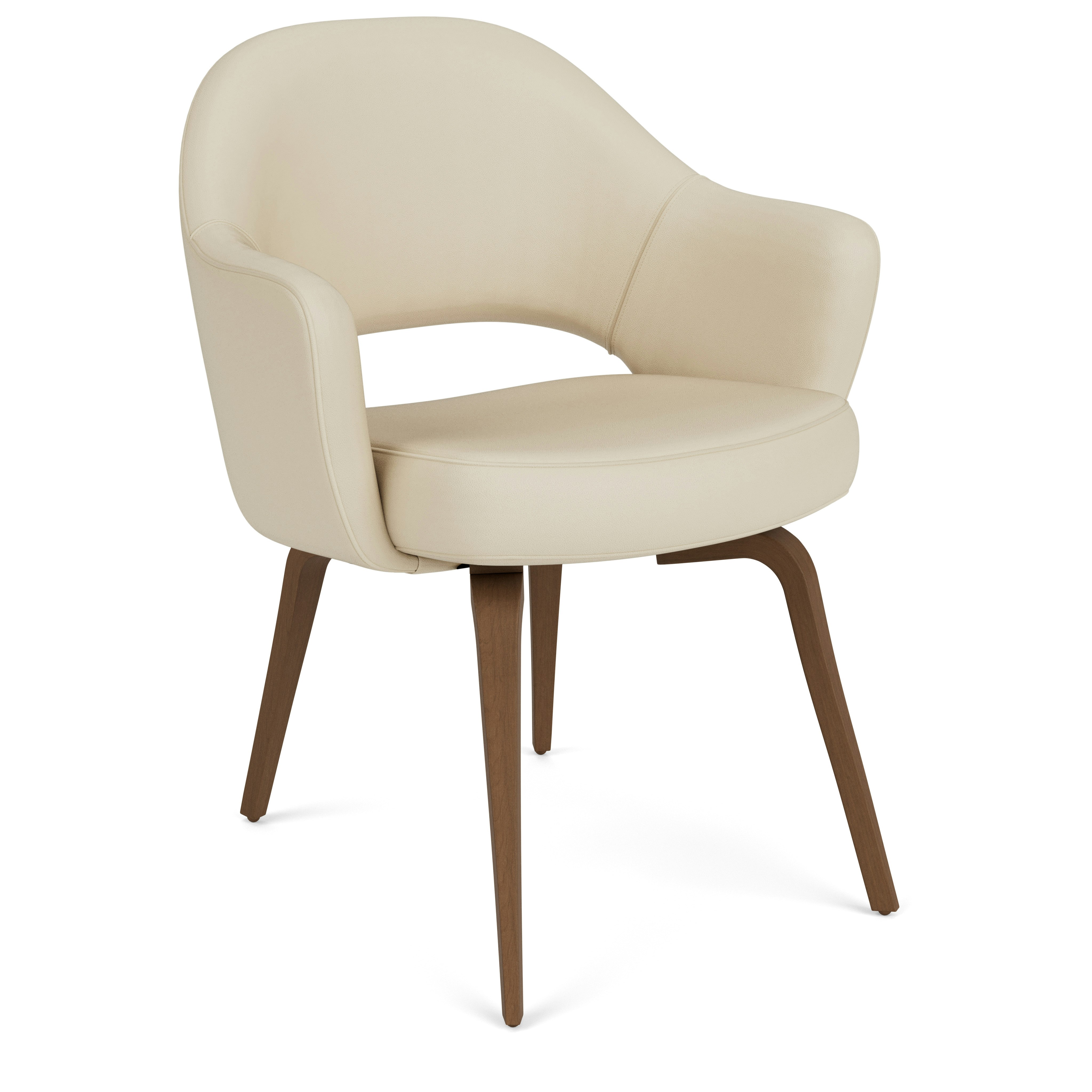 Saarinen Executive Armchair with Wood Legs