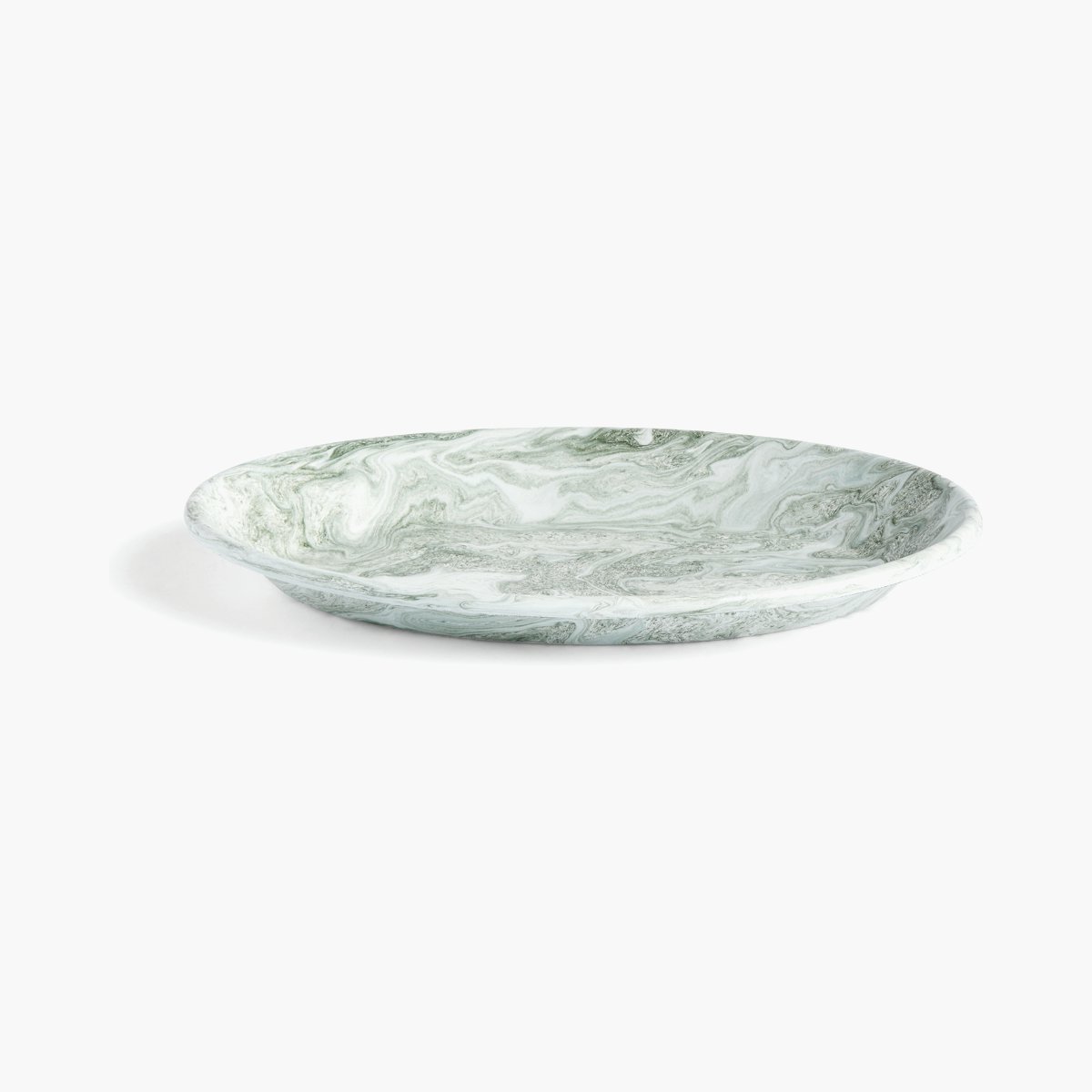 Soft Ice Oval Dish