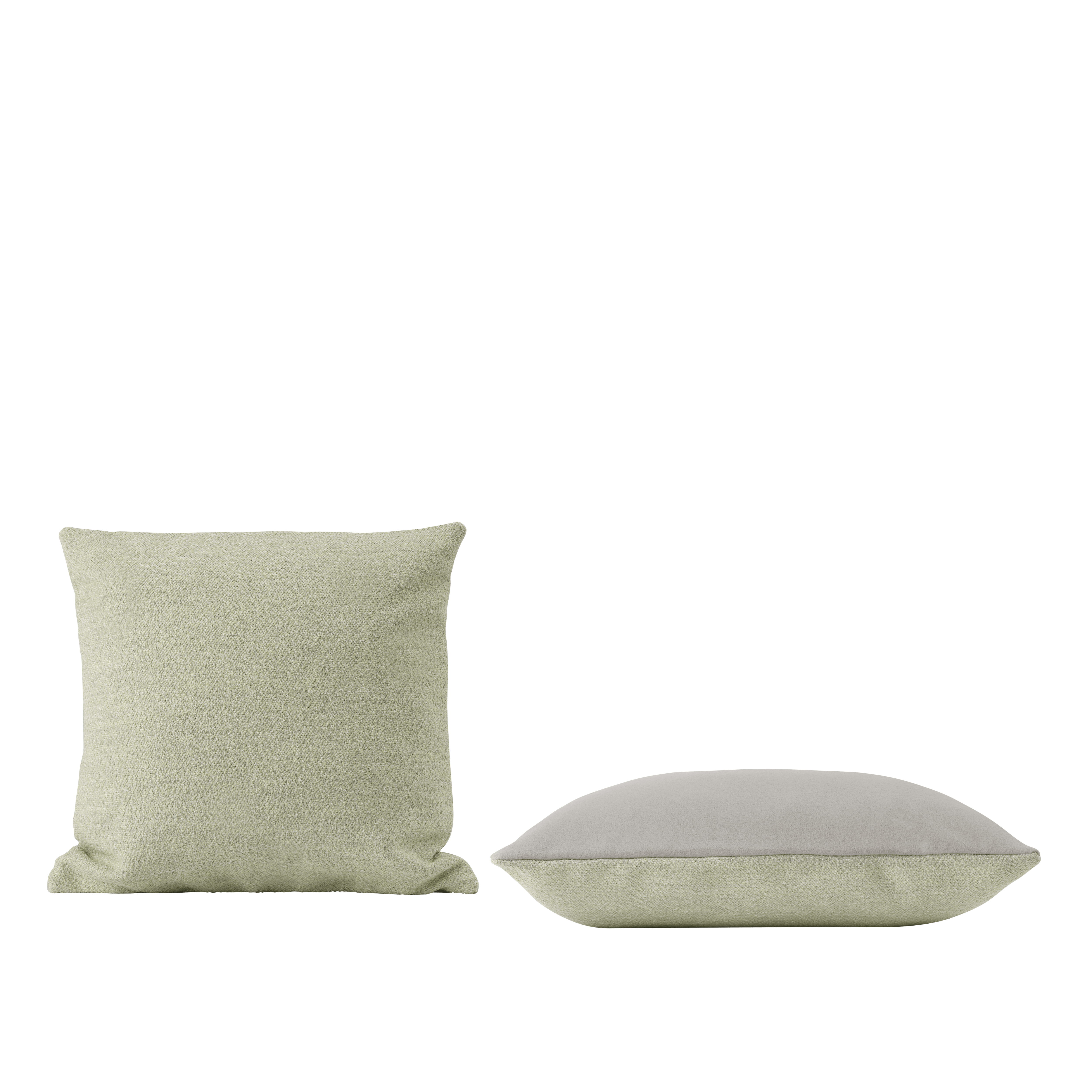 Mingle Cushion - 17.7" x 17.7"", Light Green"