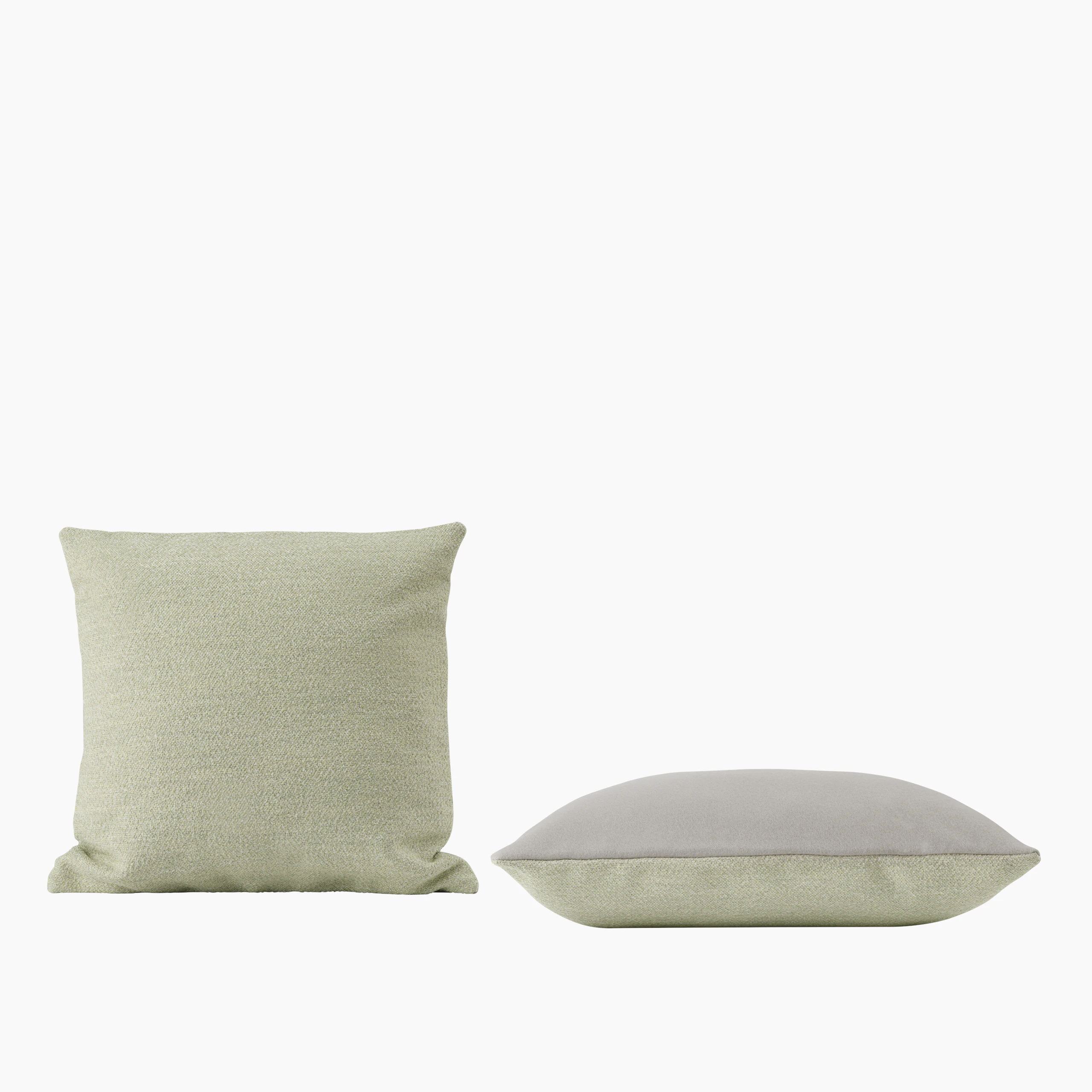 Mingle Cushion - 17.7" x 17.7"", Light Green"