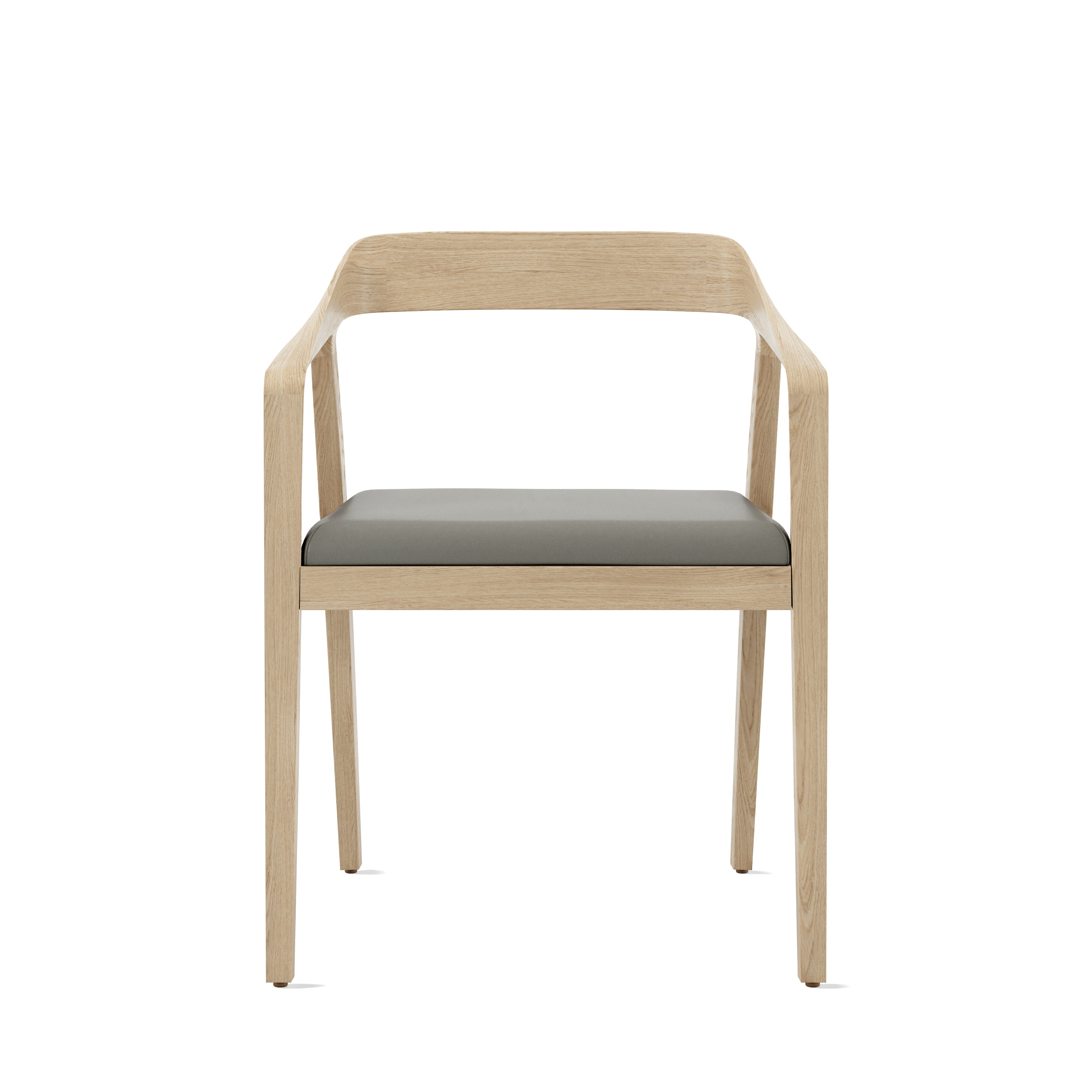 Full Twist Armchair - Prone Leather,  Script,  Ash