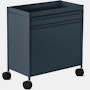 OE1 Trolley Single with Top Drawer with Tip Out with File