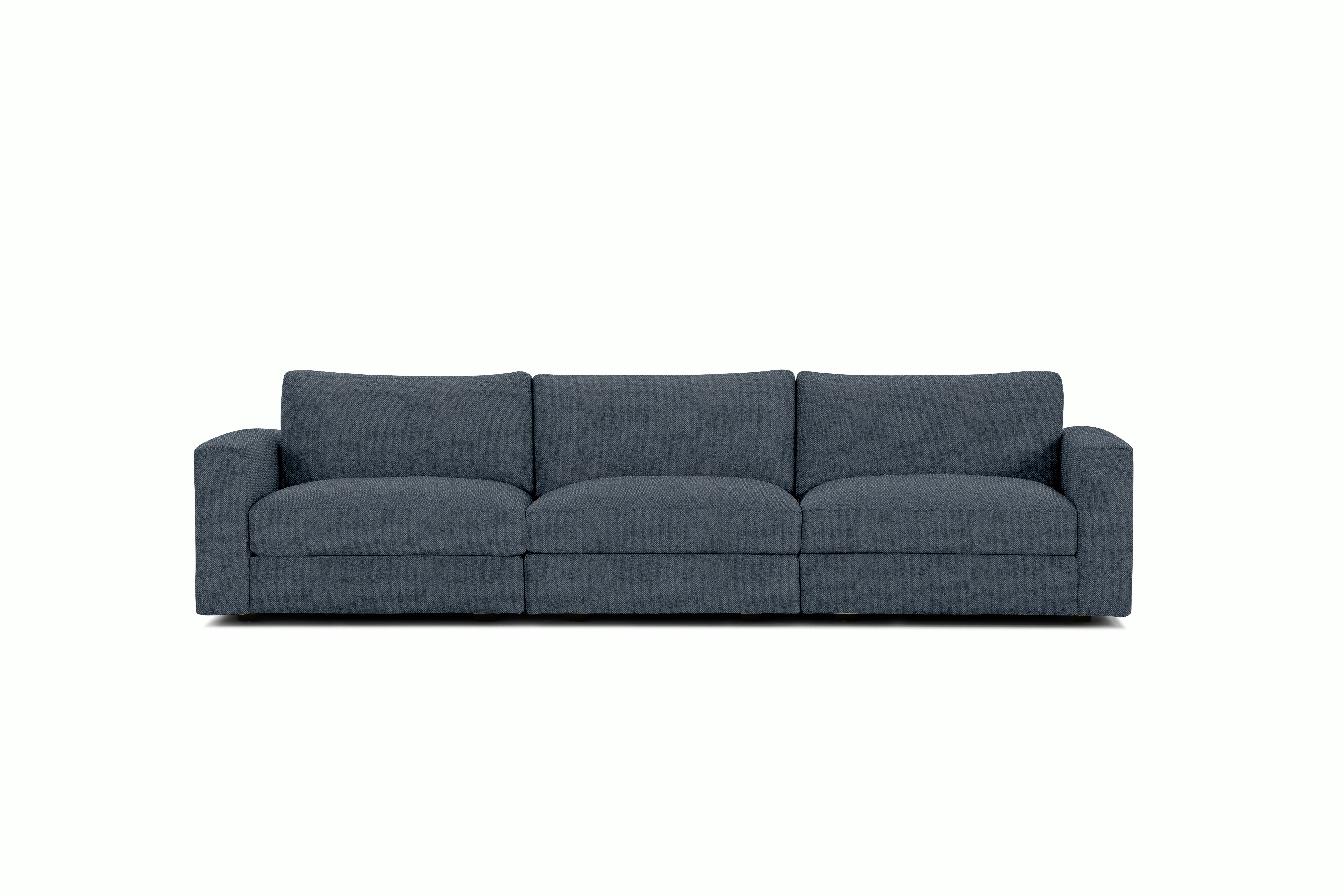 Reid Sofa - Three Seater,  Beck,  Letterpress 010,  1" Block"