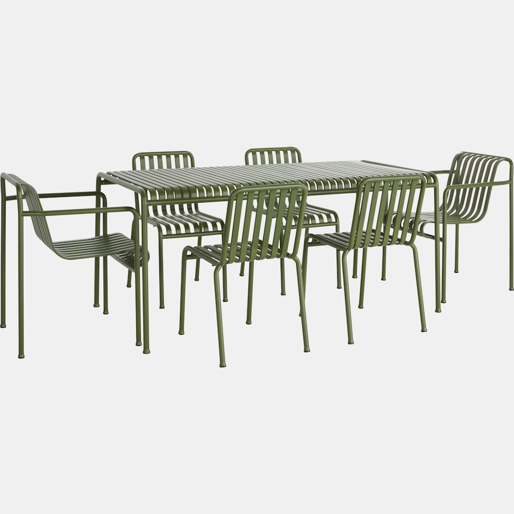 Palissade Dining Set - 4 Side Chairs & 2 Armchairs