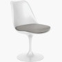 Saarinen Tulip Side Chair Saarinen Tulip Side Chair, Upholstered Seat