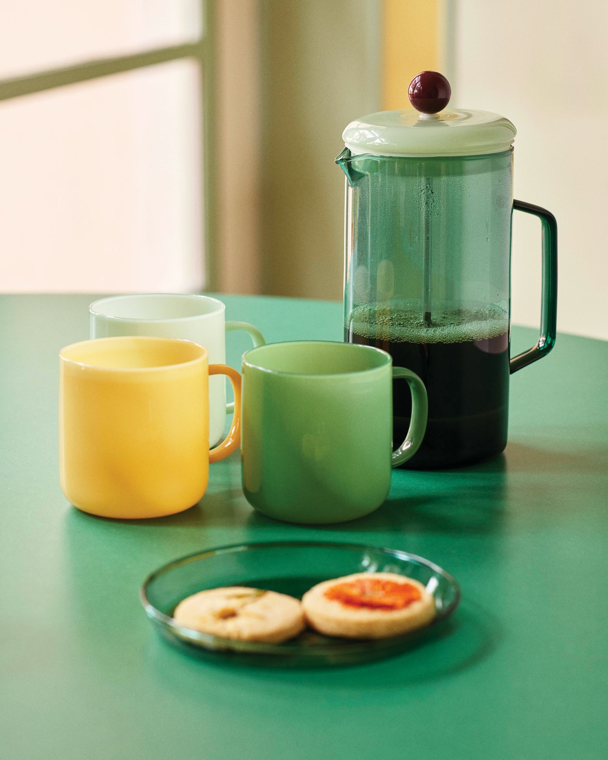 HAY Glass Coffee Mugs (set Of 2) - Farfetch