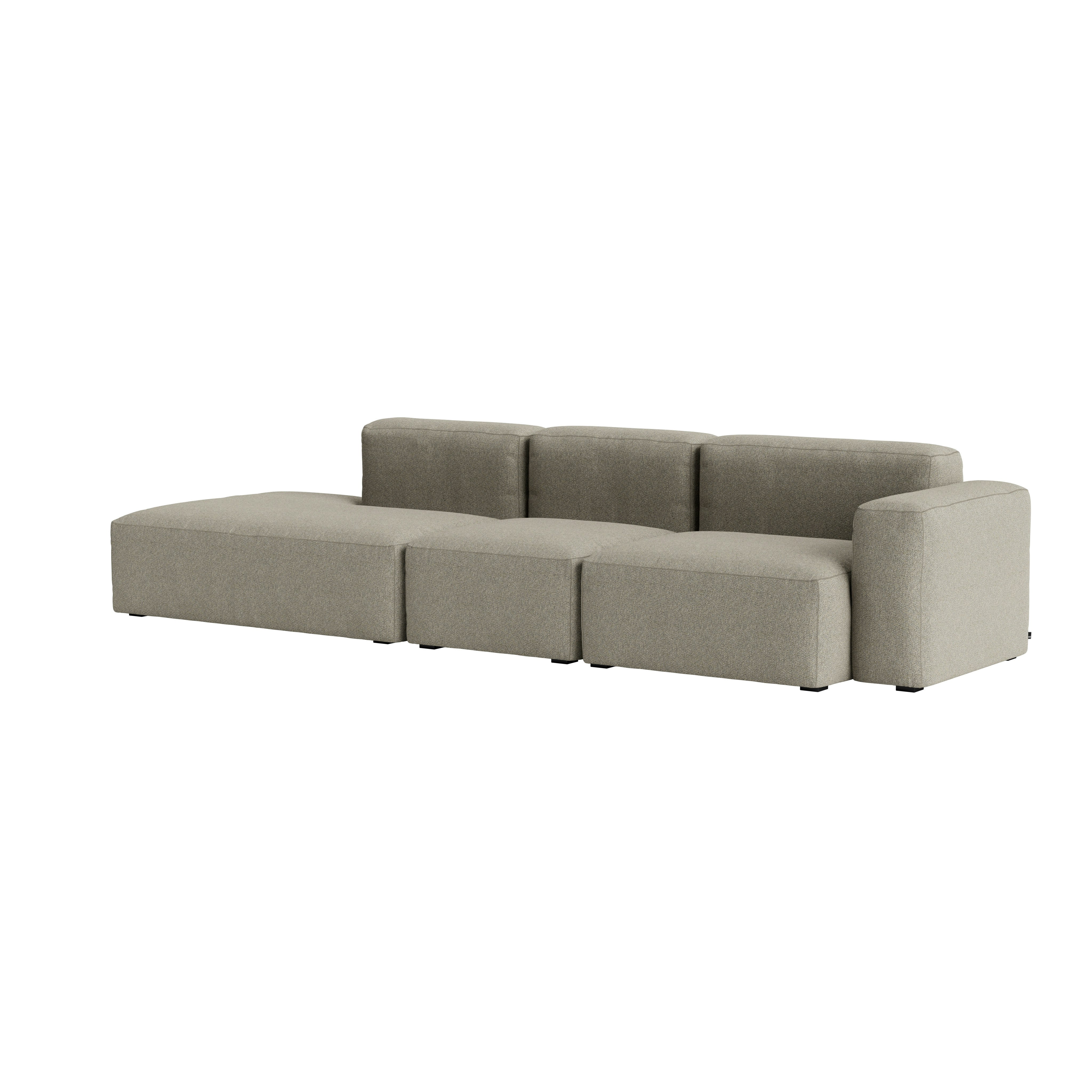 Mags SL One-Arm 3-Seat Sofa - Right, Loft, 200 Cobblestone