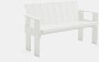 Crate Dining Bench - White