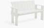 Crate Dining Bench - White