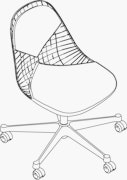 Eames Task Chair, Wire Side Chair