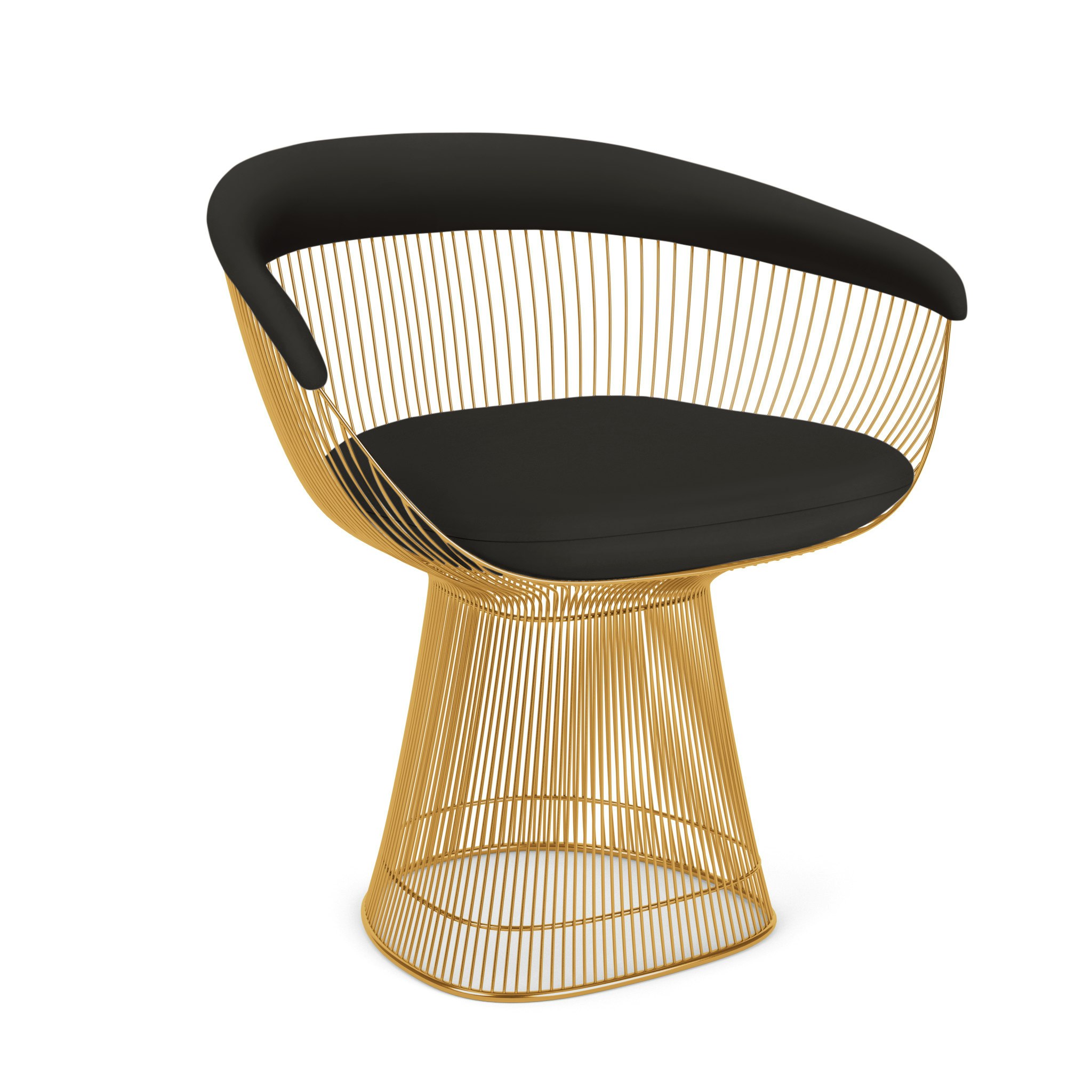 Platner Armchair - Gold,  Prairie,  Bison