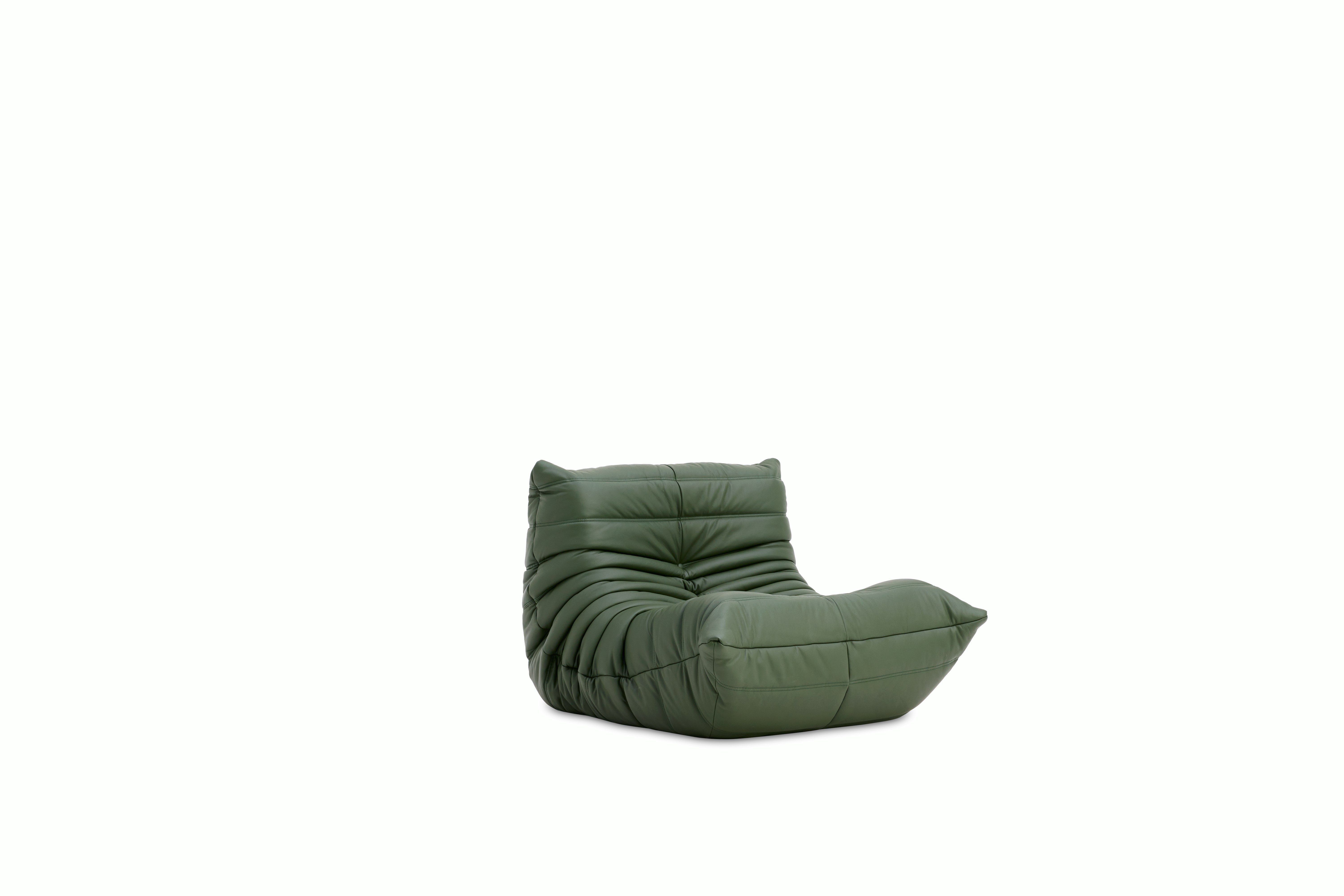 TOGO Fireside Chair - Opera Leather,  olive