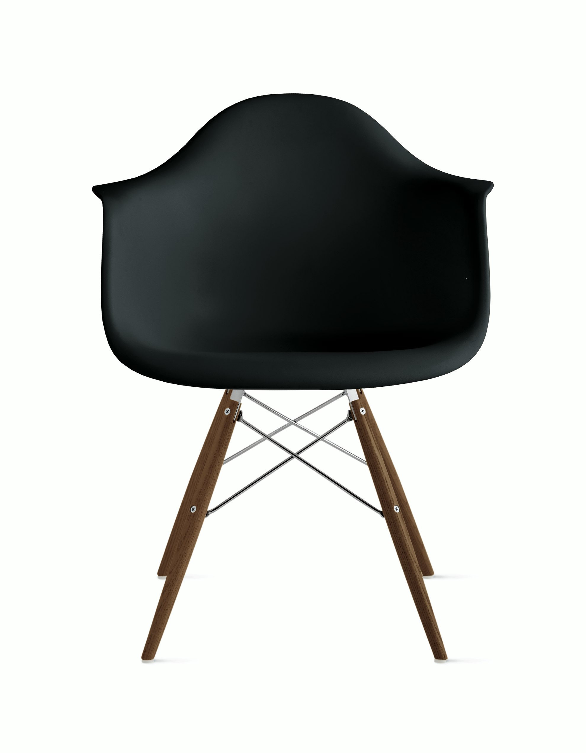 Eames Molded Plastic Dowel-Leg Armchair (DAW)
