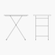 Arc En Ciel Folding Table