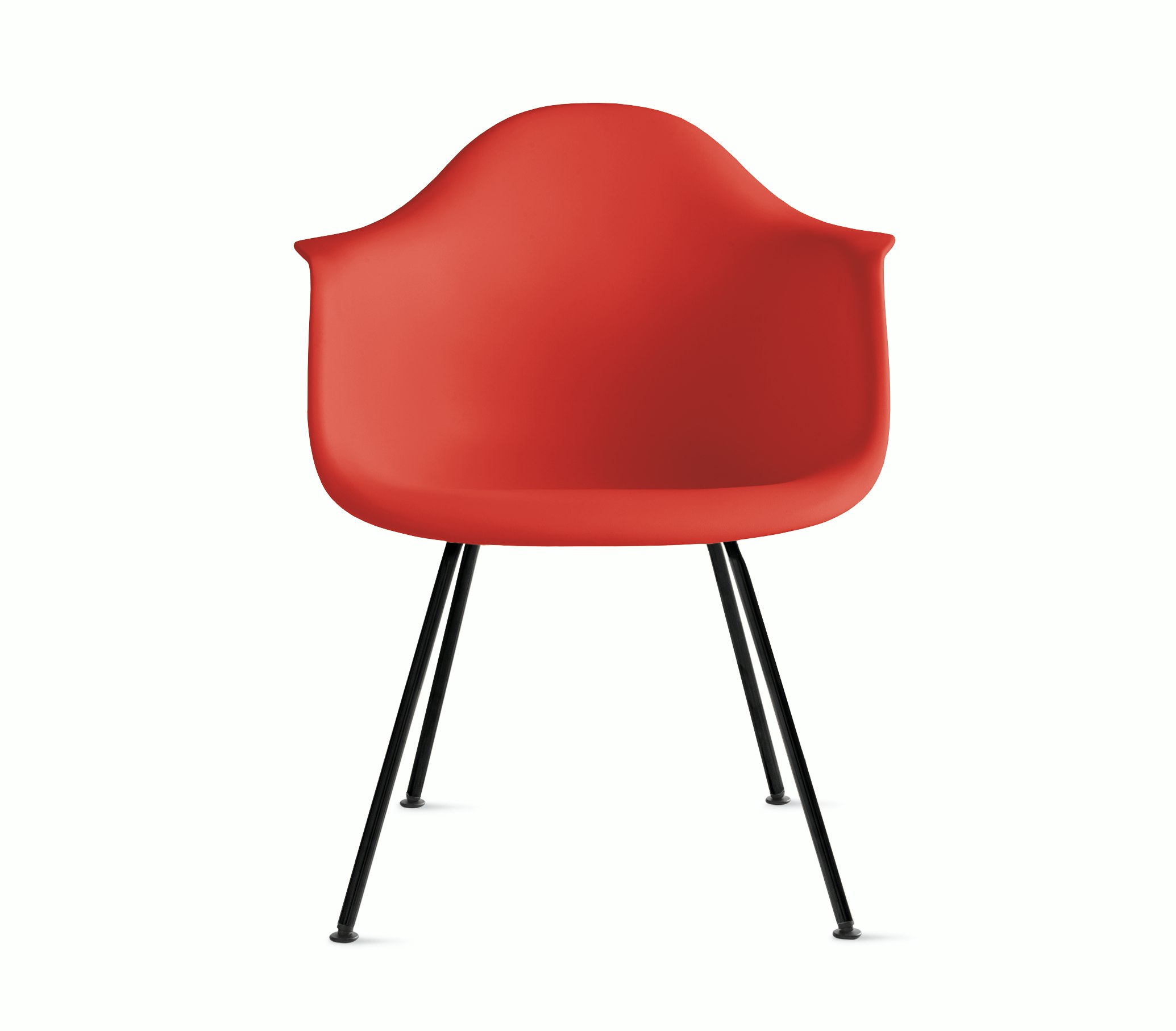 Eames Molded Plastic 4-Leg Armchair (DAX)