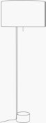 Pleat Drum Floor Lamp