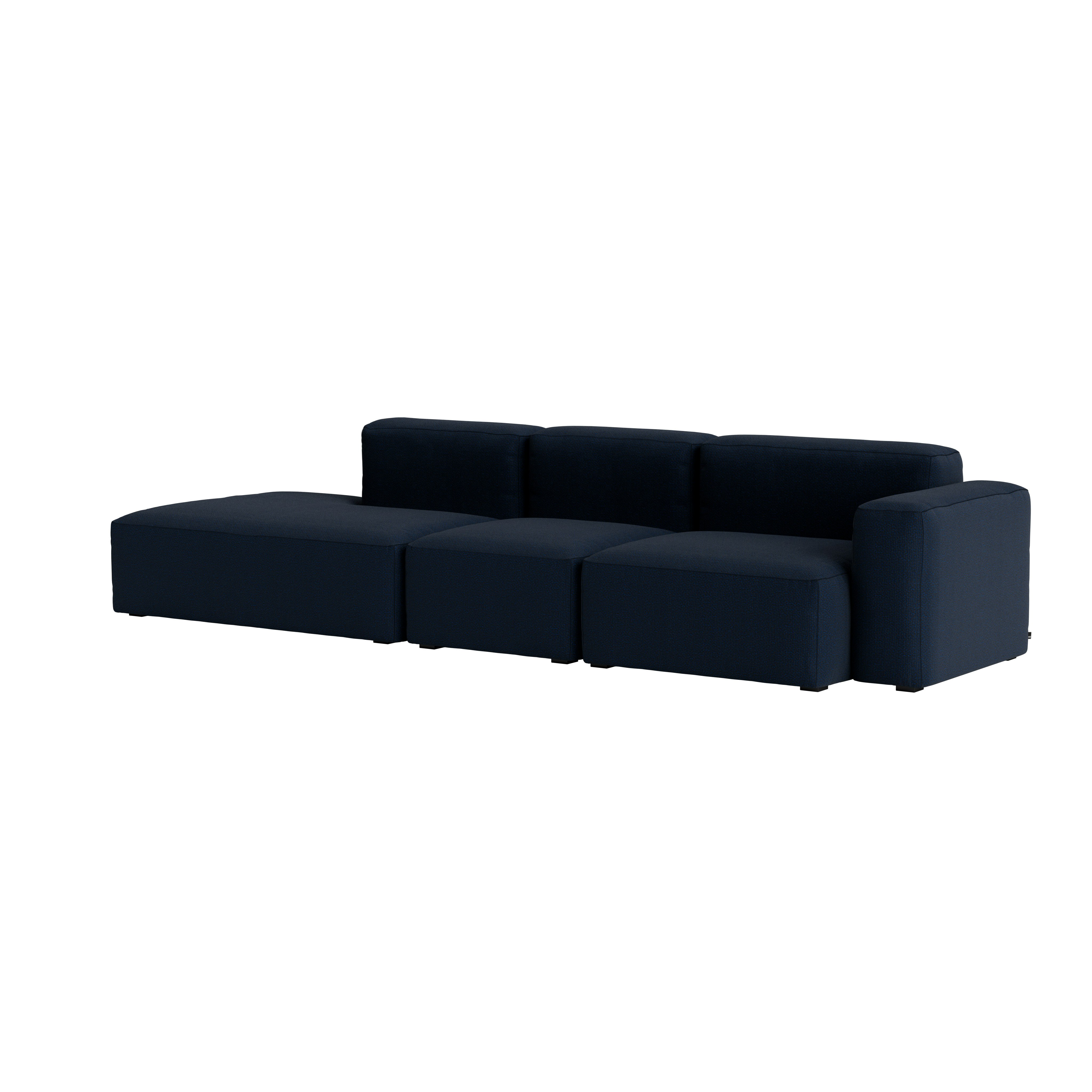 Mags SL One-Arm 3-Seat Sofa - Right, Tartaglia, 871 Blue Black