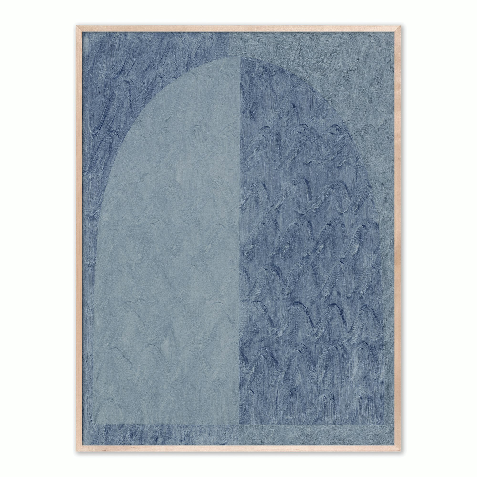 Blue Arch in Squiggle Fog by Aschely Vaughan Cone