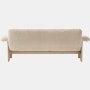 Brasilia Sofa - Natural Oak, Sheepskin, Nature