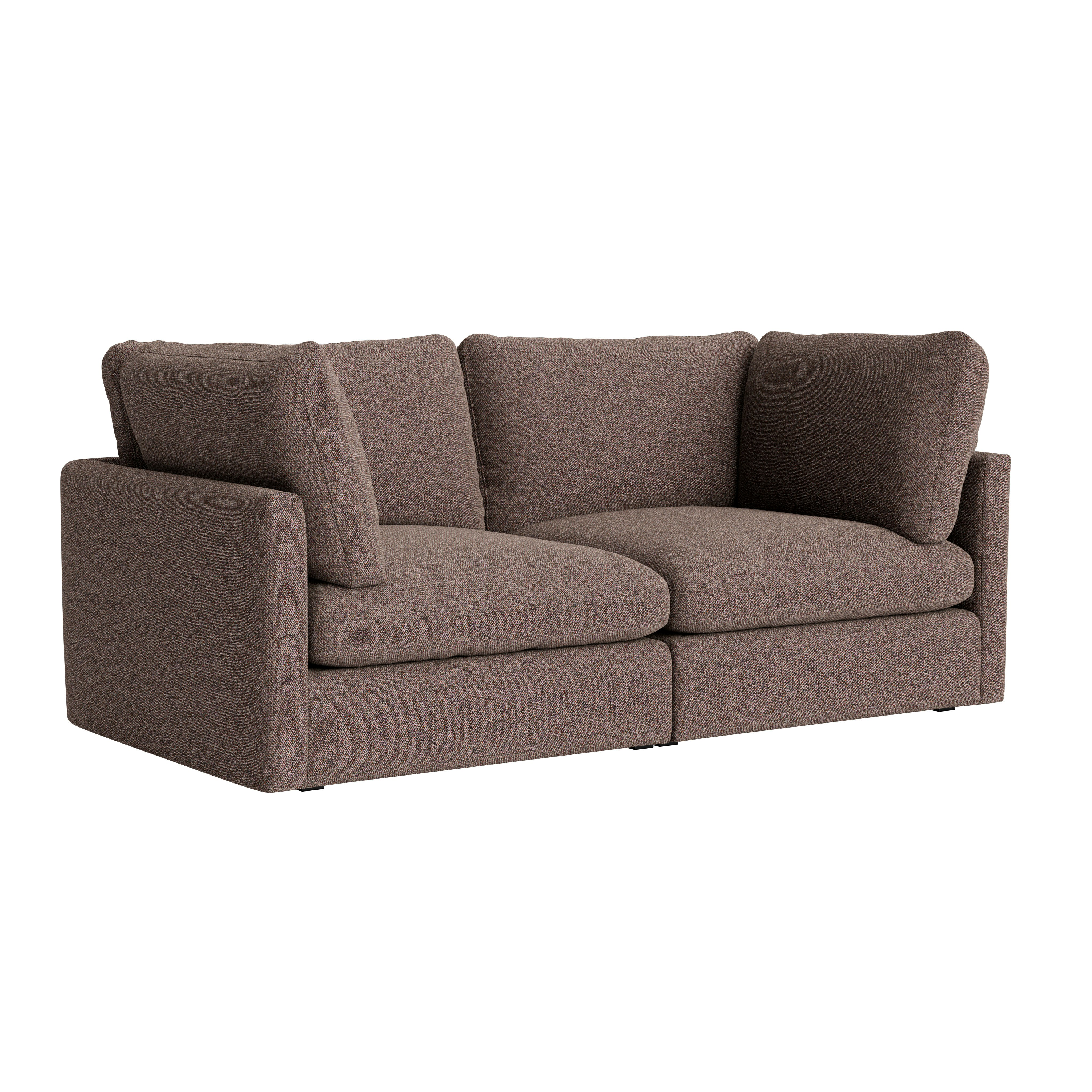 Hackney Compact 2 Seat Sofa  -  Loft, 103 Asphalt