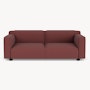 Barber Osgerby Sofa - Three Seater, Classic Boucle, Ardent, Jet Black