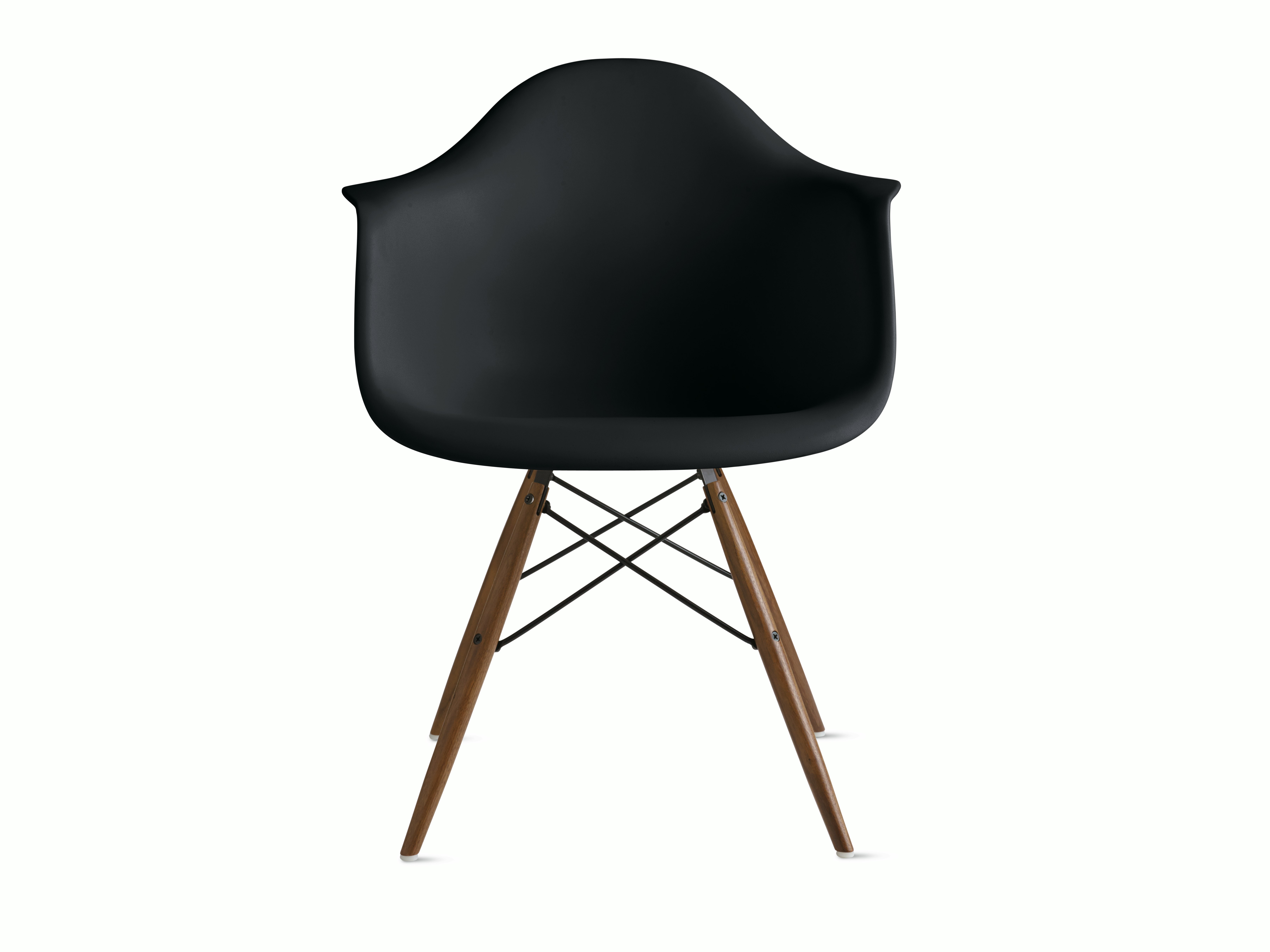Eames Molded Plastic Dowel-Leg Armchair (DAW)