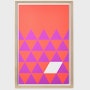Nelson Pop Art Triangles Poster