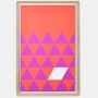 Nelson Pop Art Triangles Poster