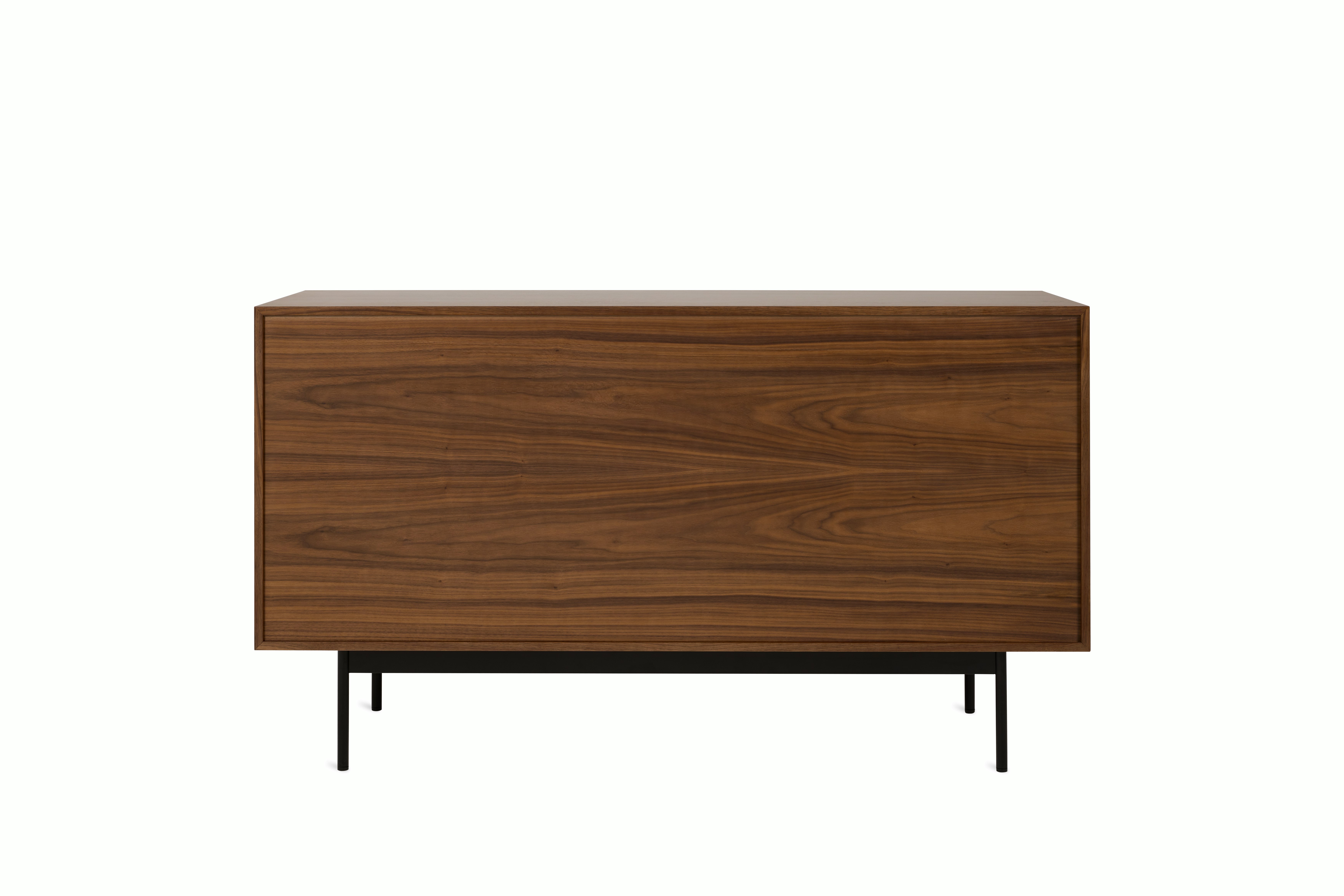 Loop Credenza - Walnut,  Black