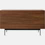Loop Credenza - Walnut,  Black