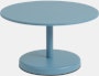 Linear Steel Coffee Table - 27.5 x 15.5, Pale Blue