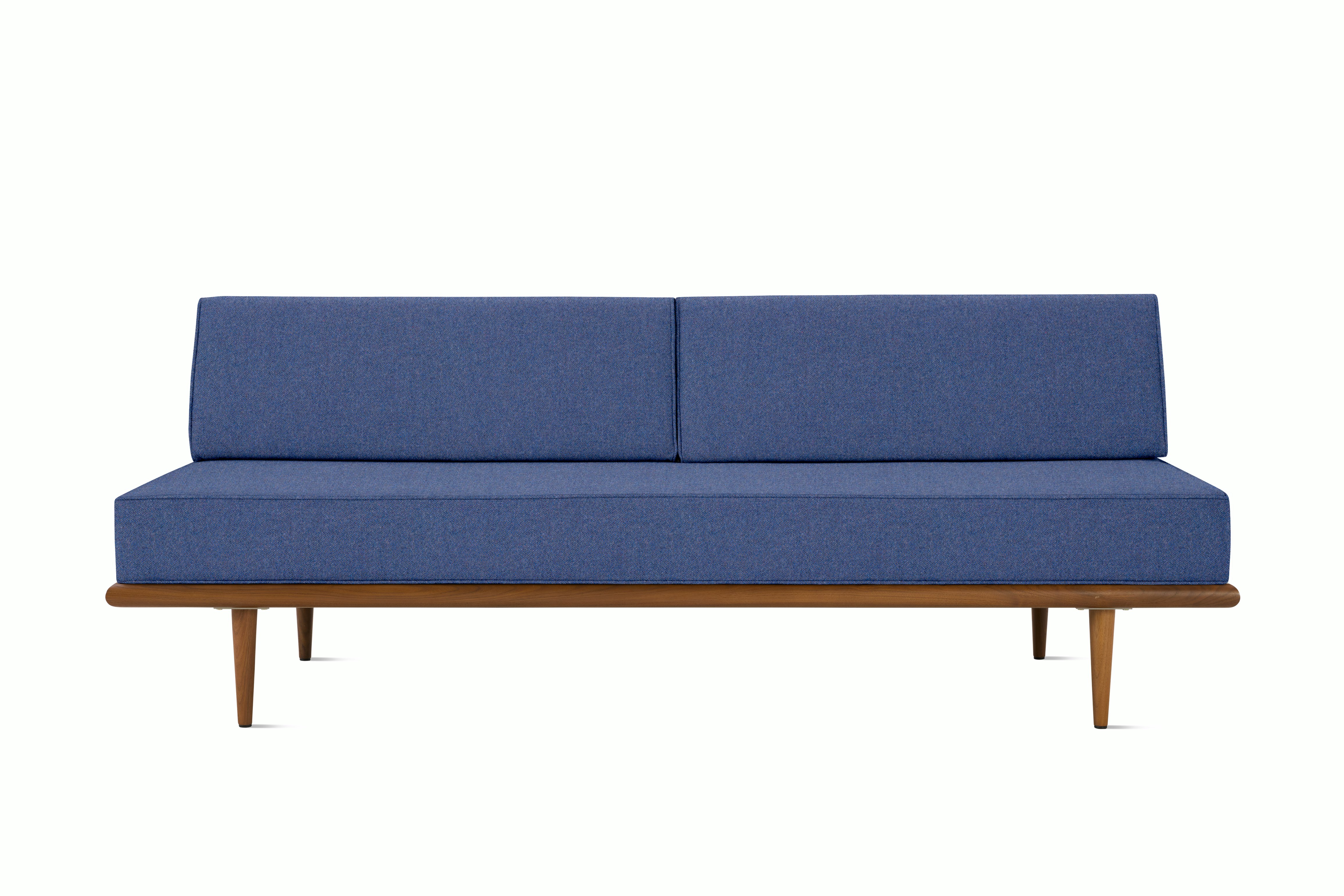 Nelson Daybed - Back Bolster,  Walnut,  Luce,  Alkali,  Taper