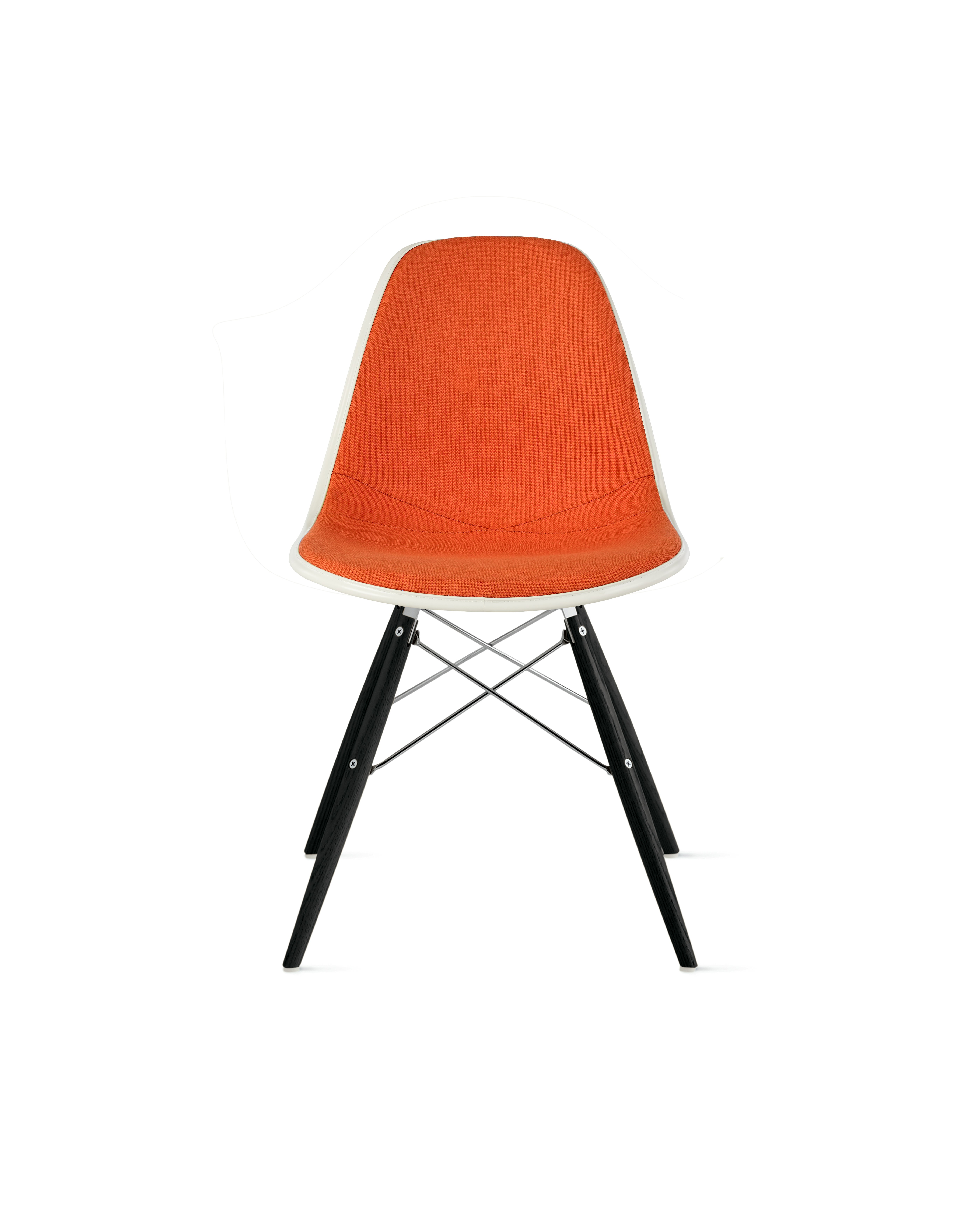 Eames Upholstered Molded Plastic Side Chair