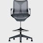 Cosm Stool Low Back Fixed Arm