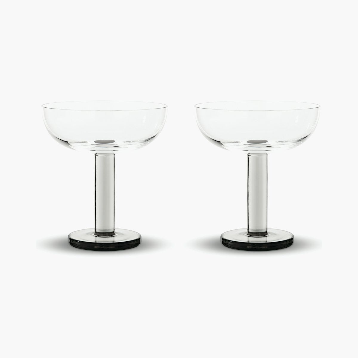 Puck Coupe Glasses - Set of 2 Puck Coupe Glasses - Set of 2