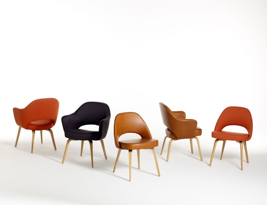 Saarinen Executive Chairs Saarinen Executive Armchair Armless Leg Type Wood