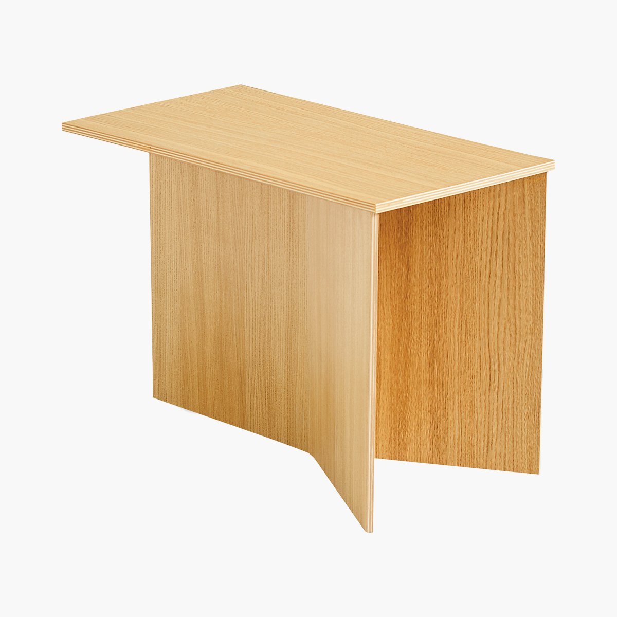 Wood Slit Side Table Wood Slit Side Table, Oak