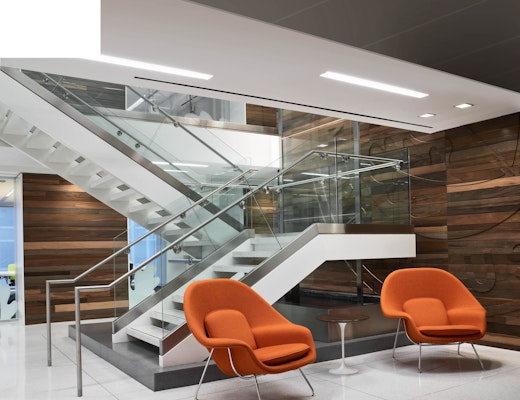 Womb Chair with Saarinen Side Table Lobby Womb Chair with Saarinen Side Table Waiting Room