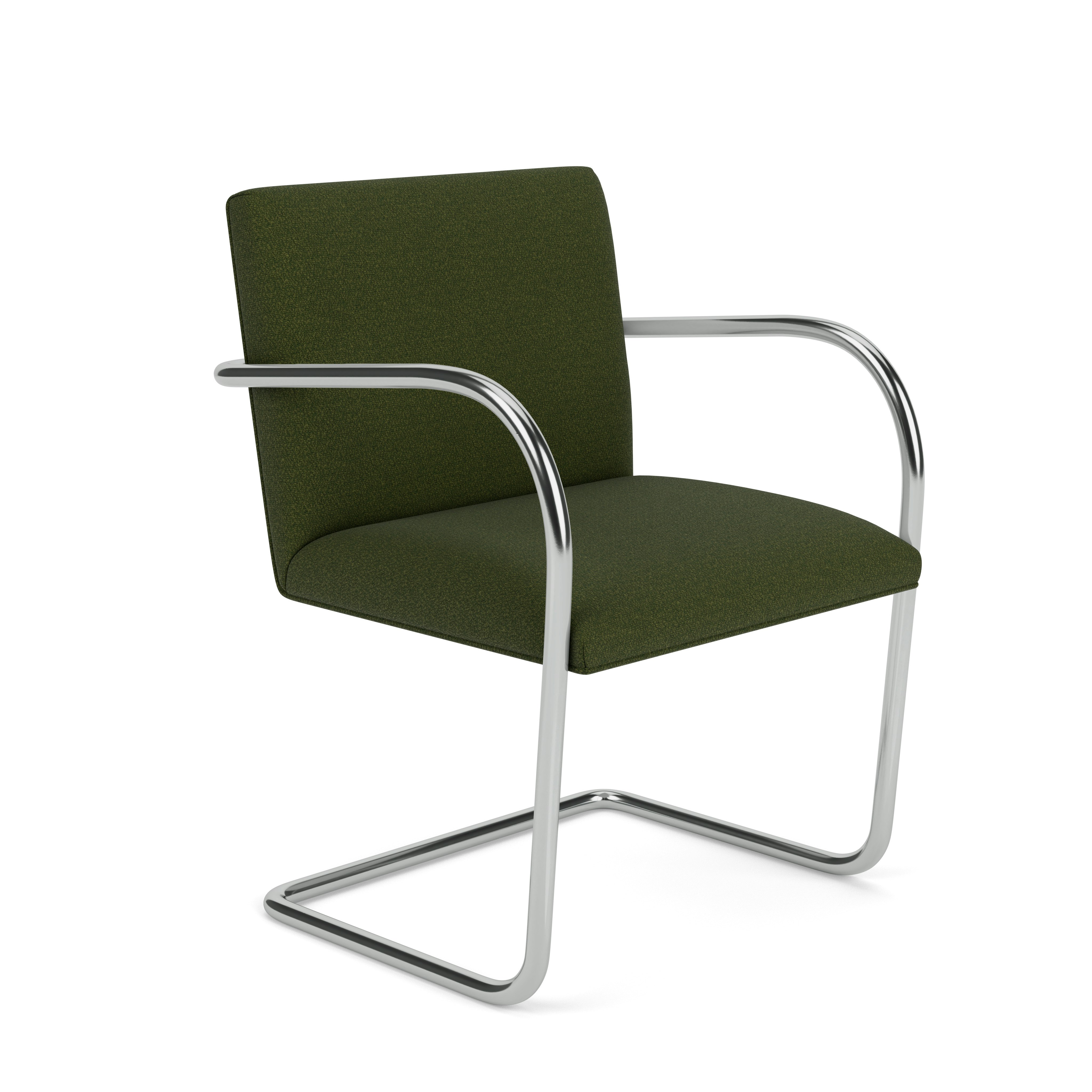 Brno Tubular Chair - Armchair, Classic Boucle, Rover