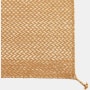 Ply rug 85x140 burnt orange detail