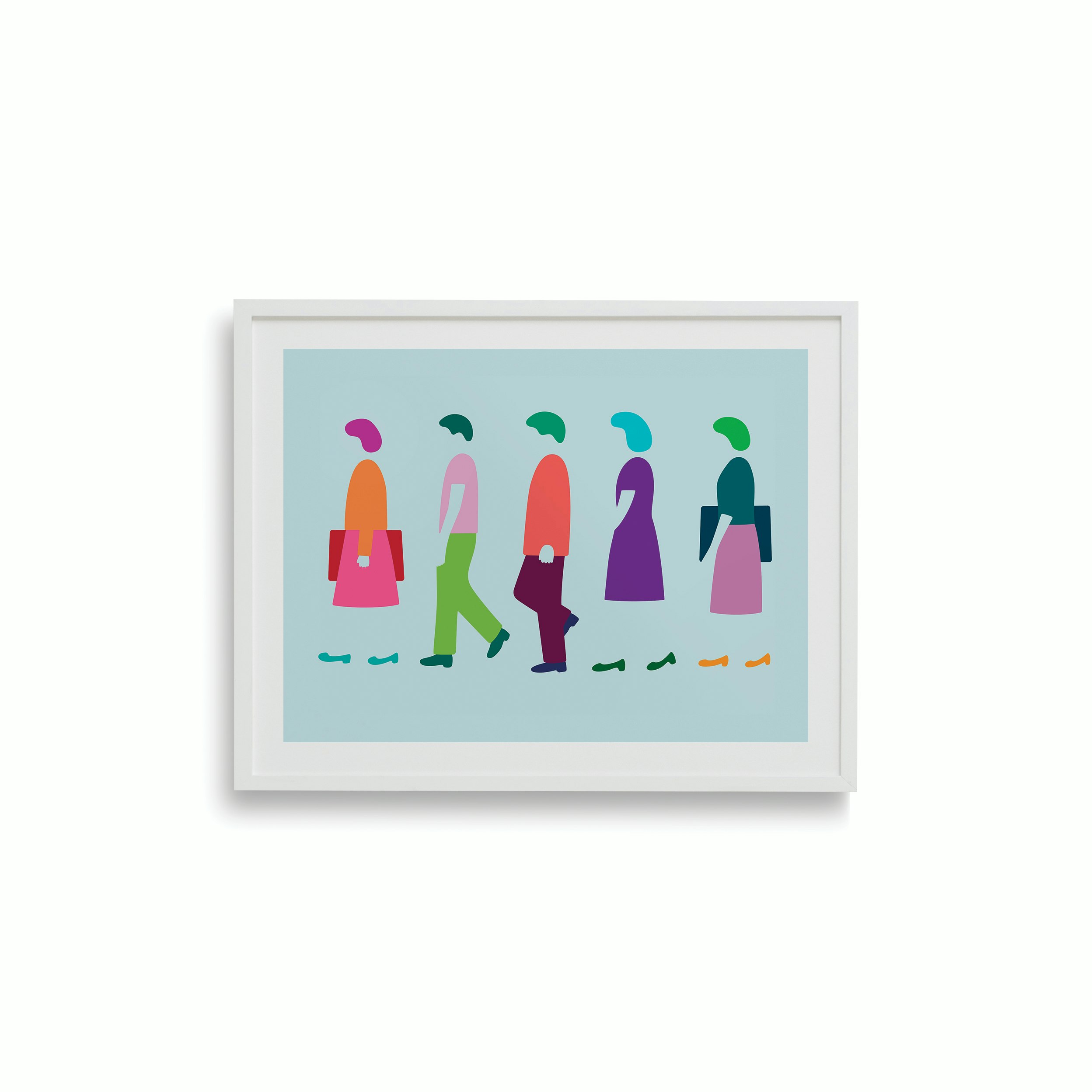 "Five Women Walking" by Dana Bell